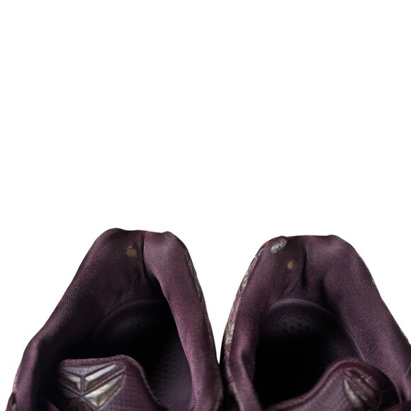 Nike Shoes Kobe 9 EM Low Silk Sz 12.5 Men\'s - Merlot Red Metallic Gold [NO‎ BOX] main image 12